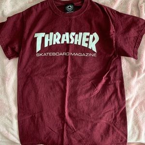 Dark Red Thrasher T-shirt Size S Barely Worn